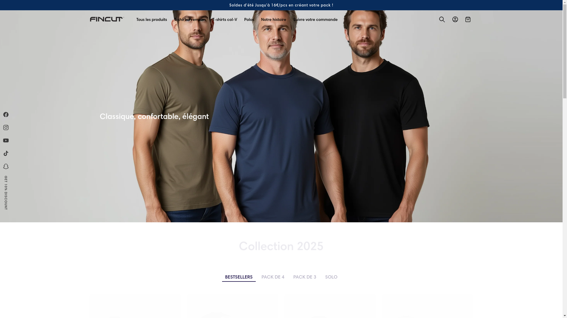 website screenshot of https://fincut-men.com/