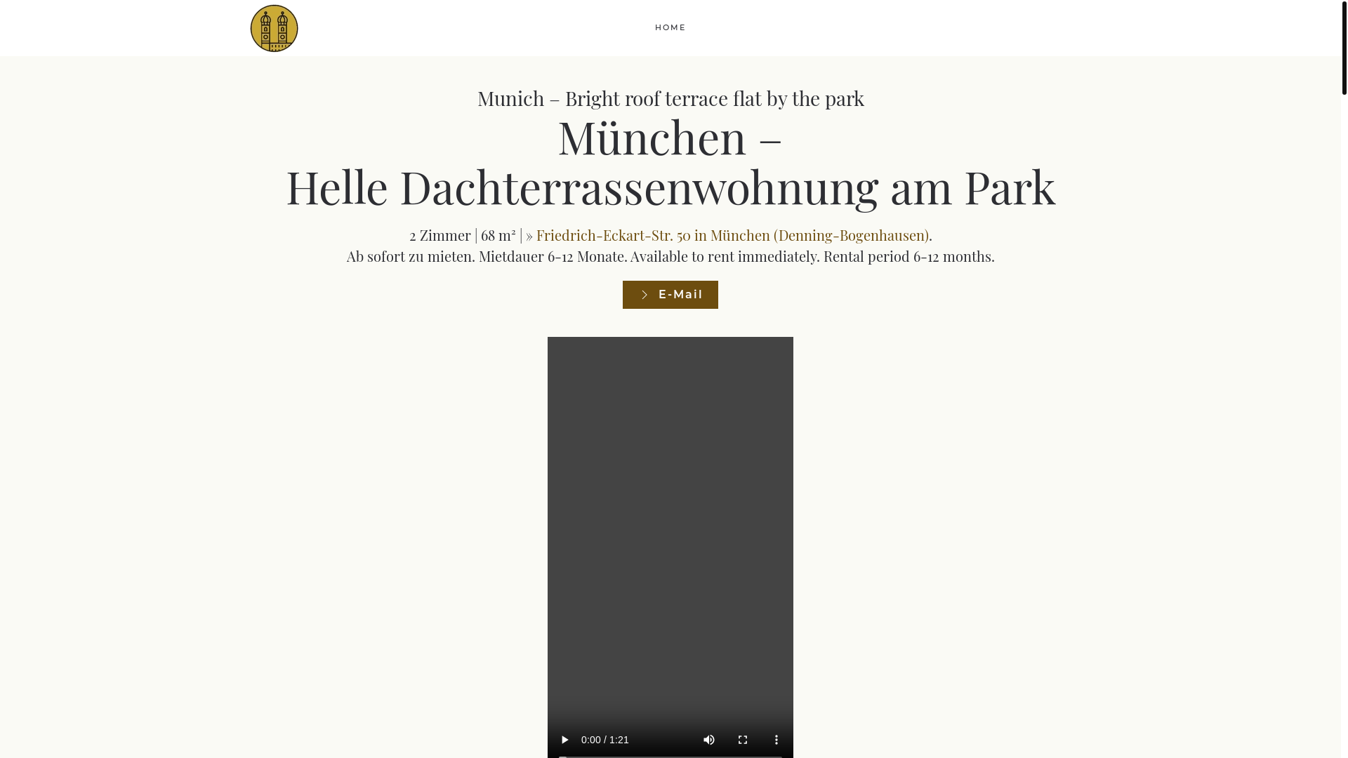 website screenshot of https://stayinmunich.eu/