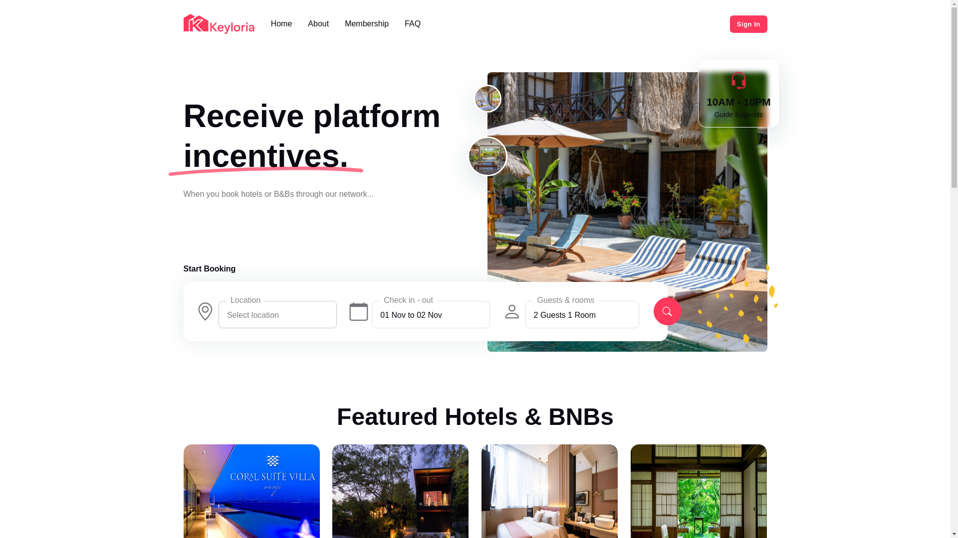 website screenshot of https://sglab-keyloria.asia/