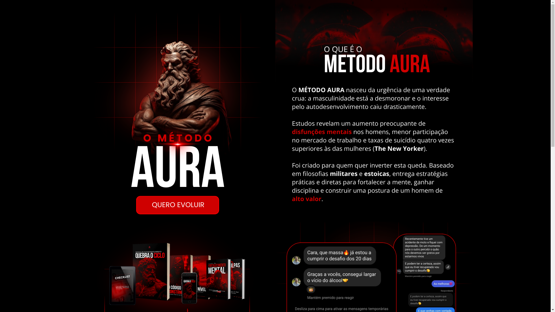 website screenshot of https://nerocomunidade.com/