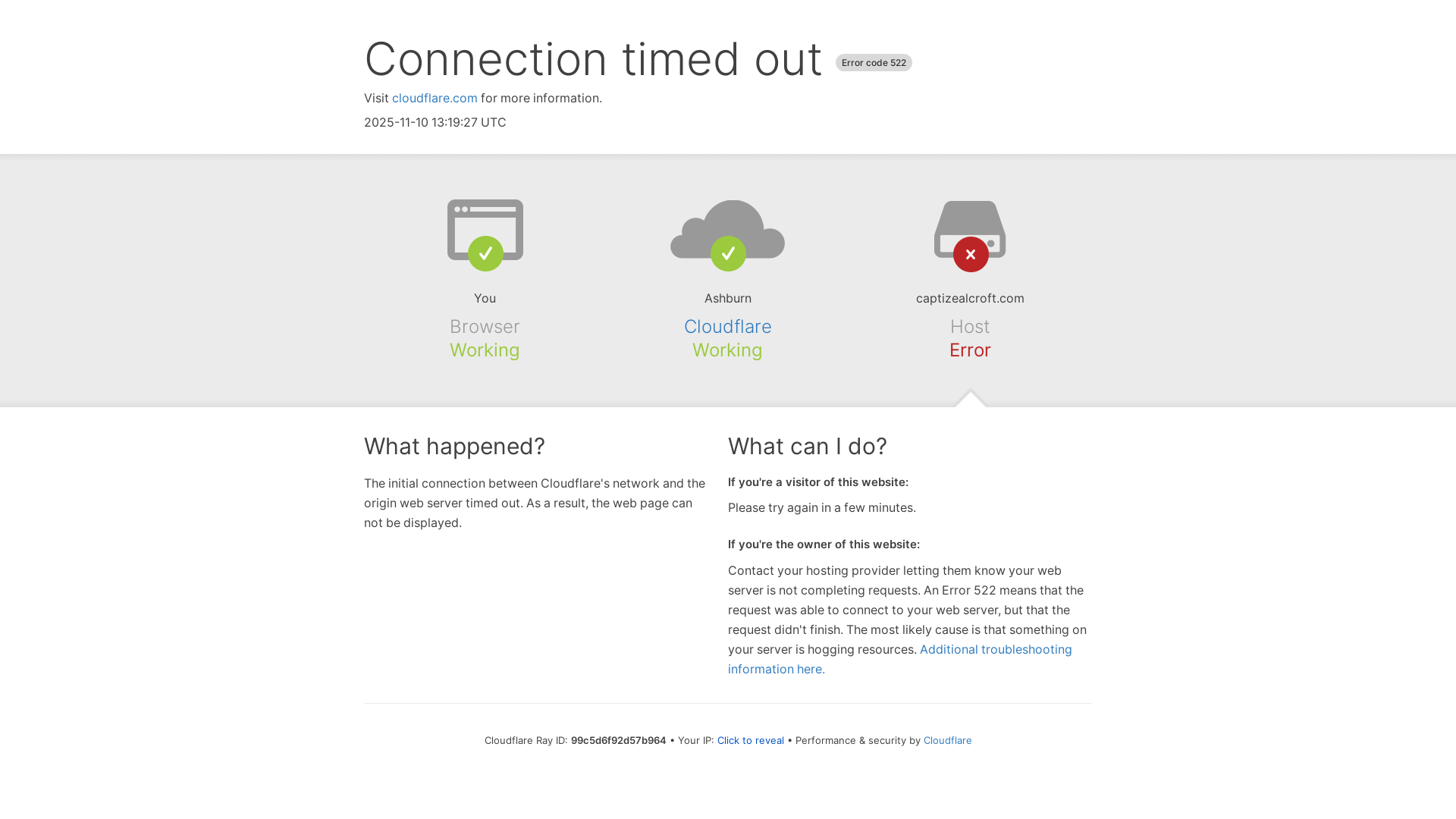 website screenshot of https://captizealcroft.com/
