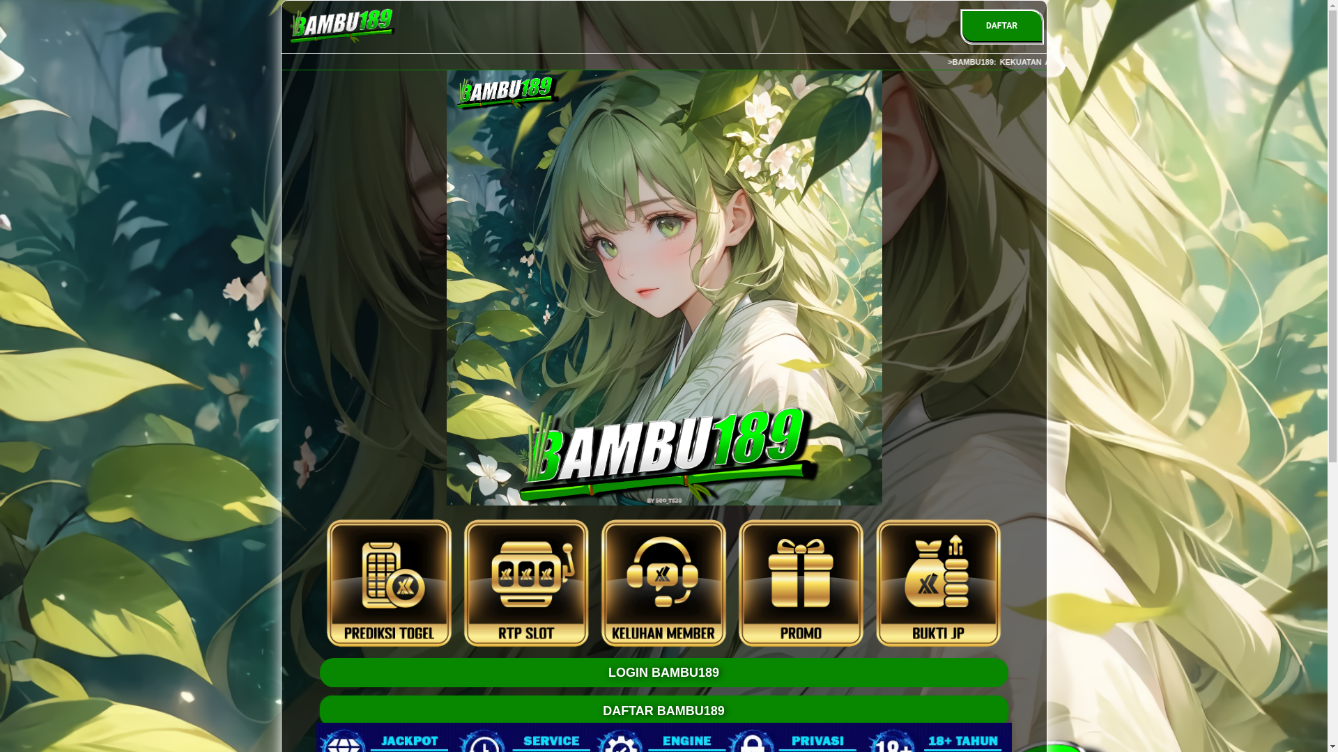 website screenshot of https://slot-gacor-bambu189.pages.dev/