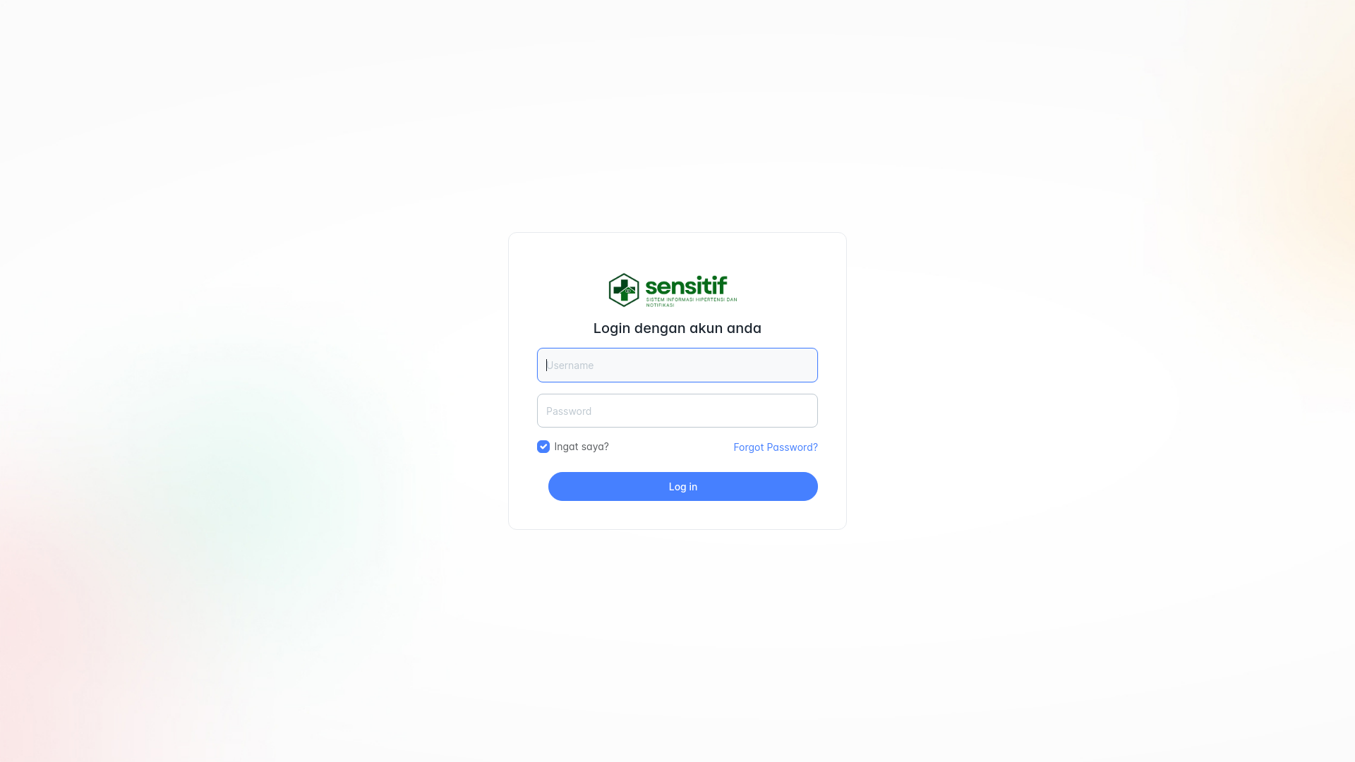 website screenshot of https://sensitifkesehatan.com/