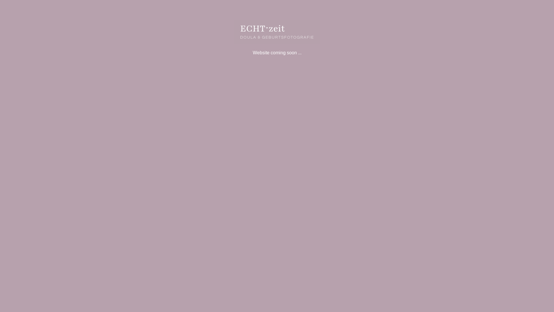 website screenshot of https://echtzeit-doula.de/