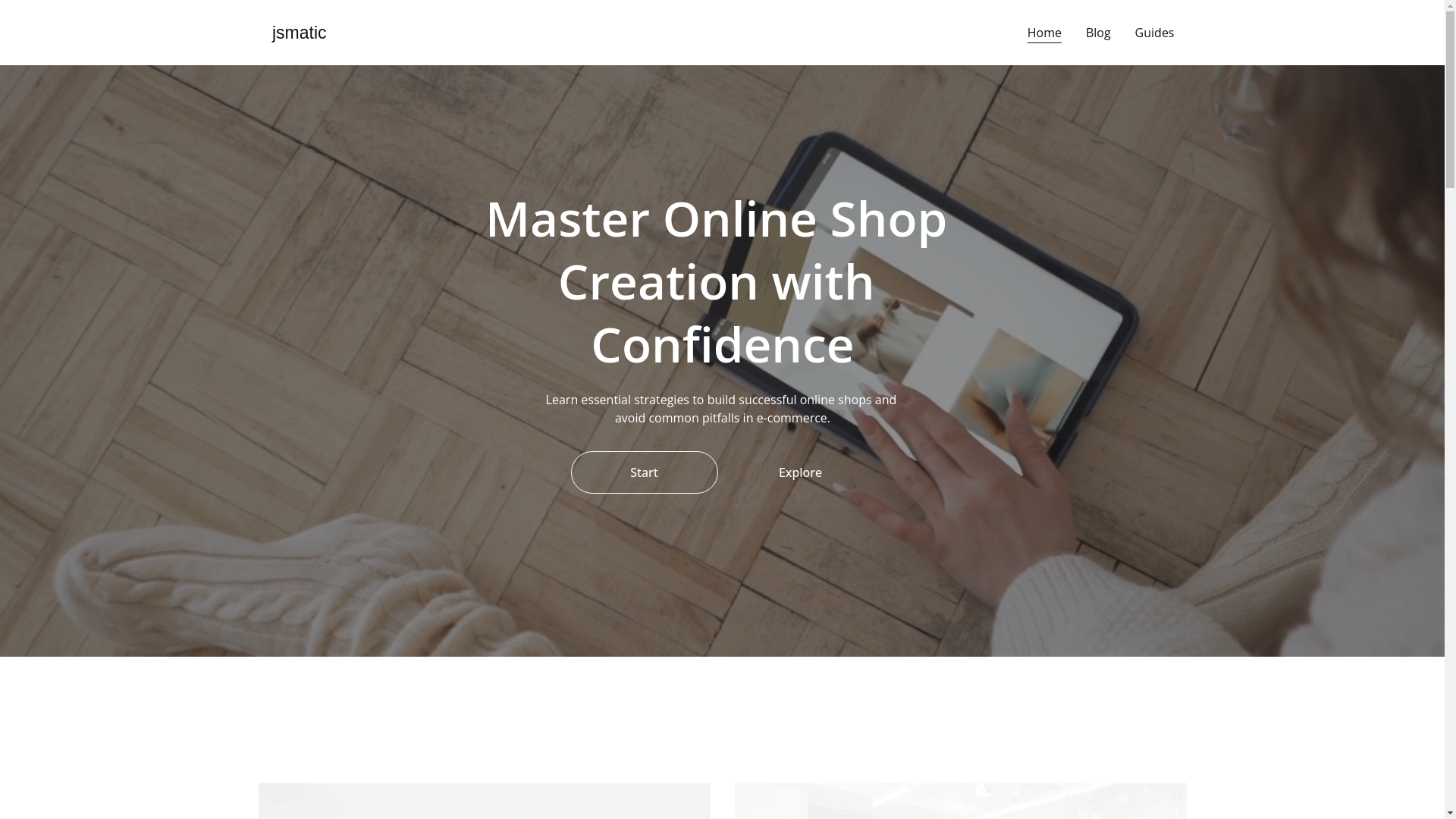 website screenshot of https://jrmatics.shop/