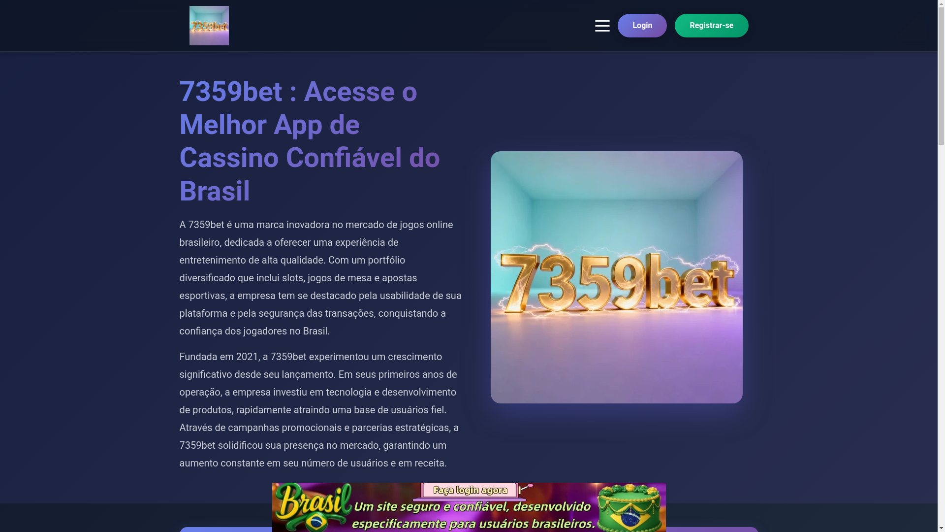 website screenshot of https://7359betta.com/