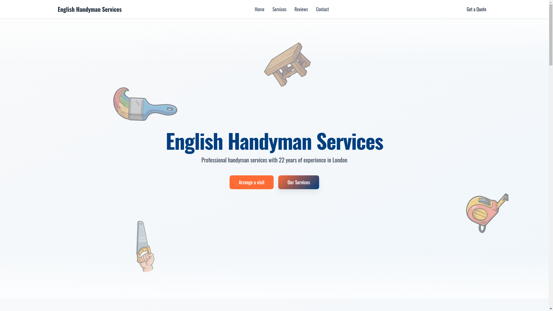 website screenshot of https://english-handyman-services.pages.dev/