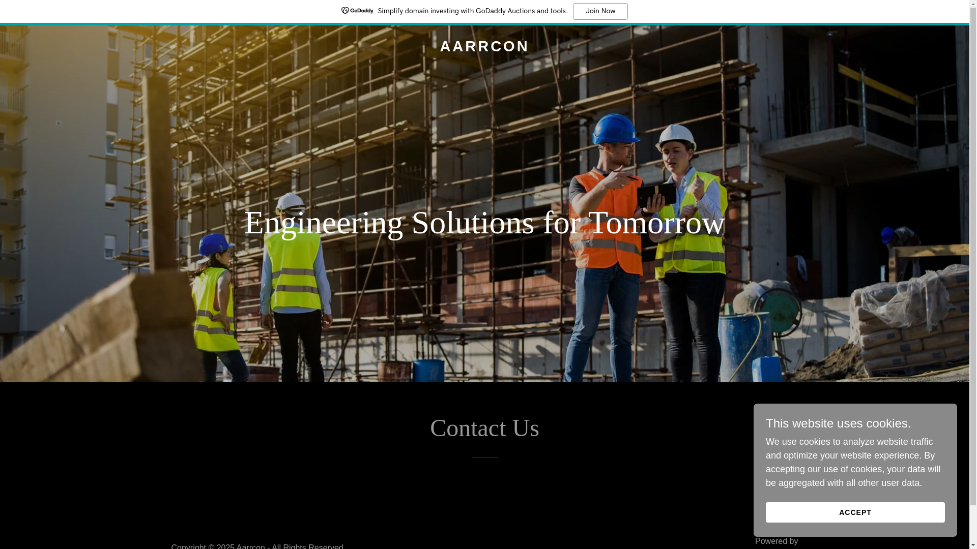 website screenshot of https://aarrcon.com/