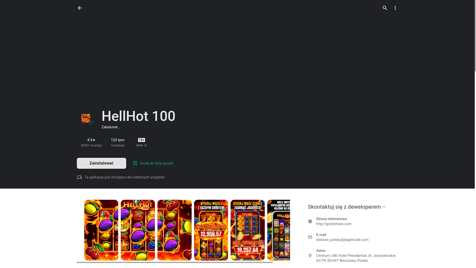 website screenshot of https://jackpotjnf.top/