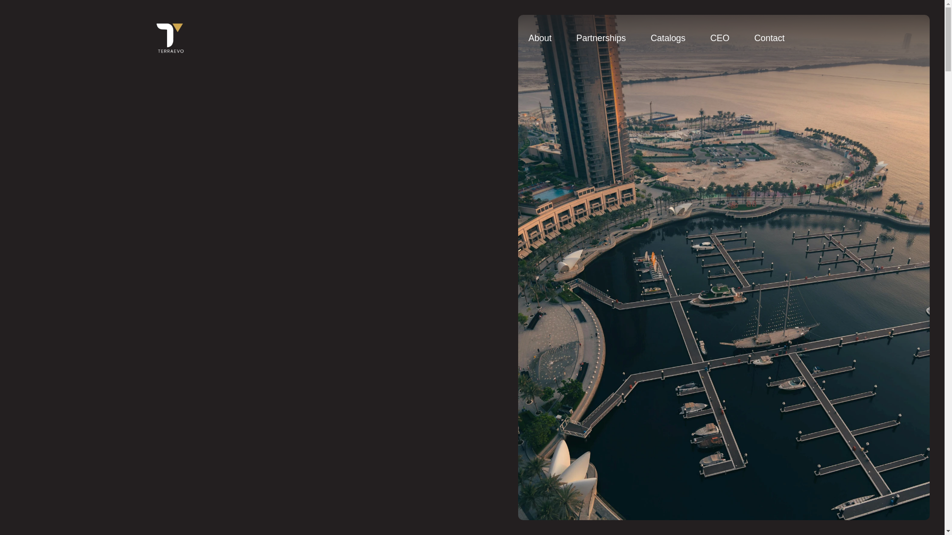 website screenshot of https://terraevo.ae/