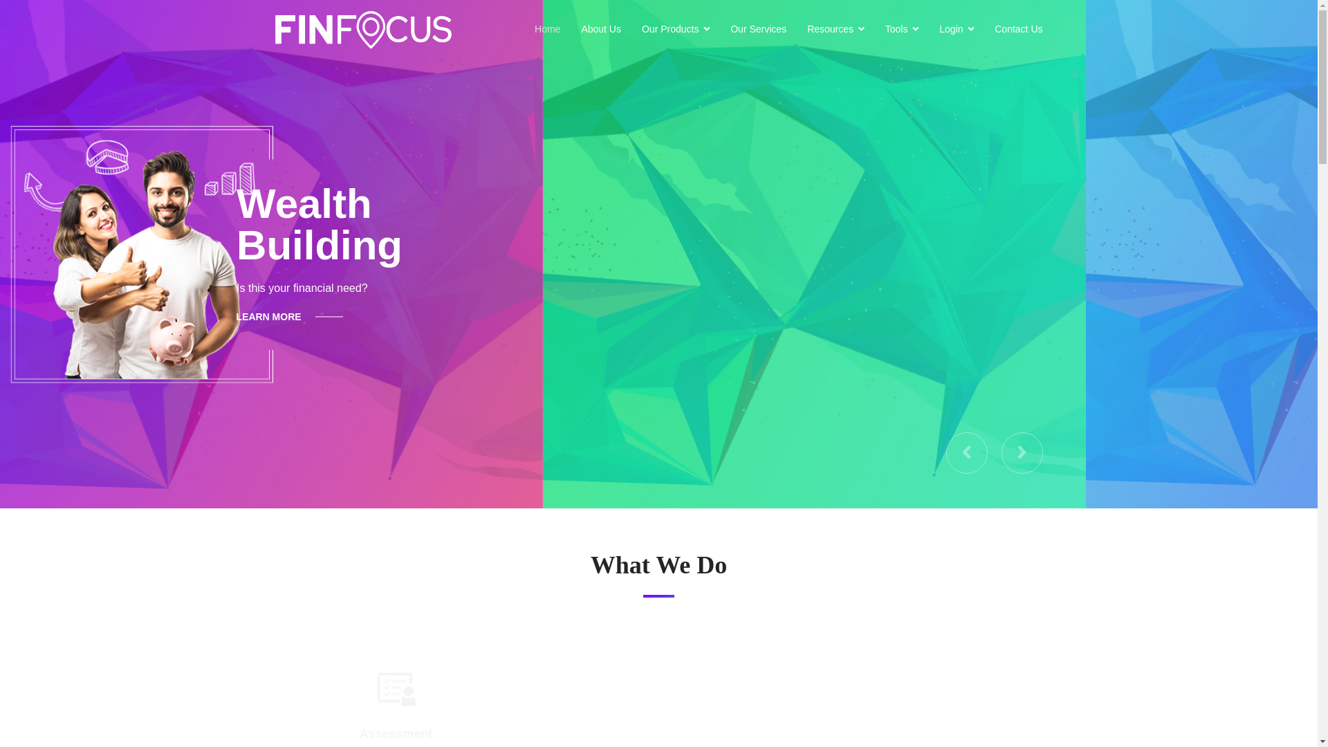 website screenshot of https://sgfinservices.com/