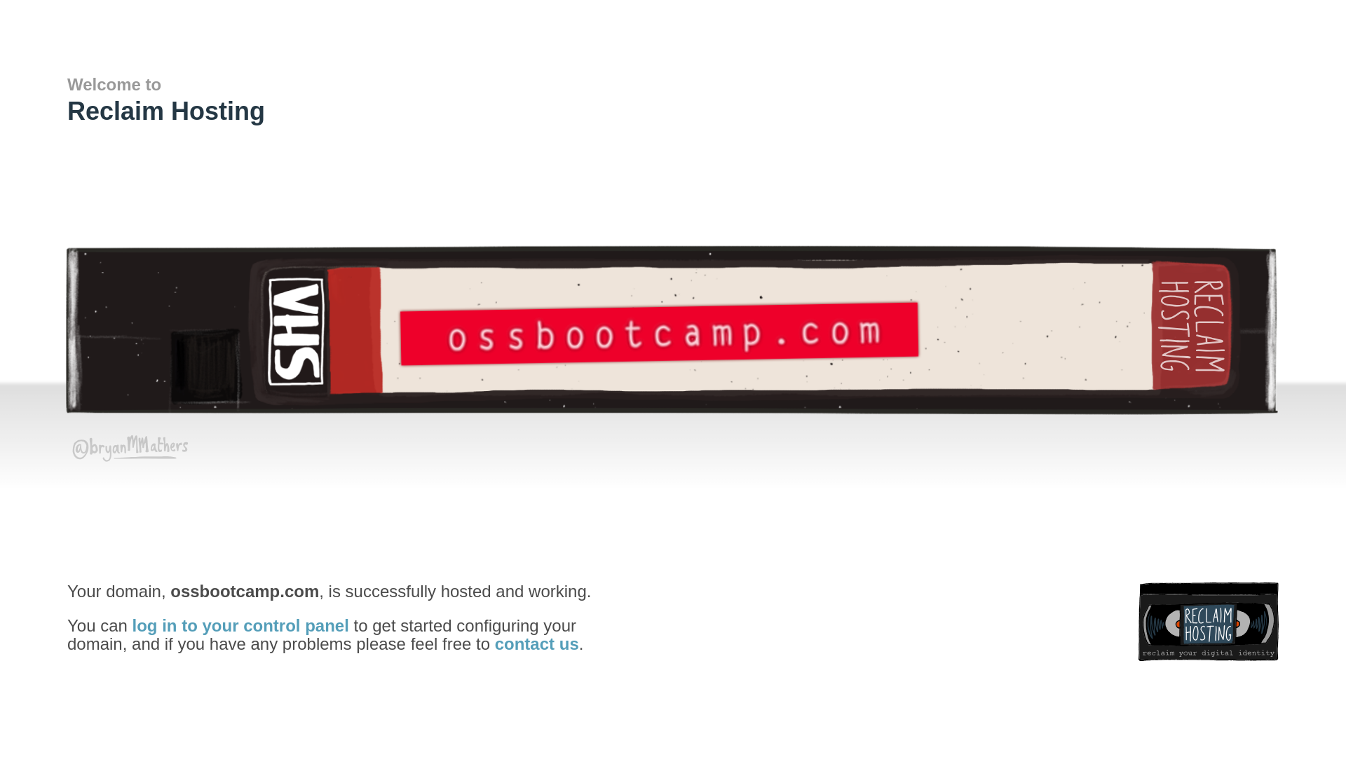 website screenshot of https://ossbootcamp.com/