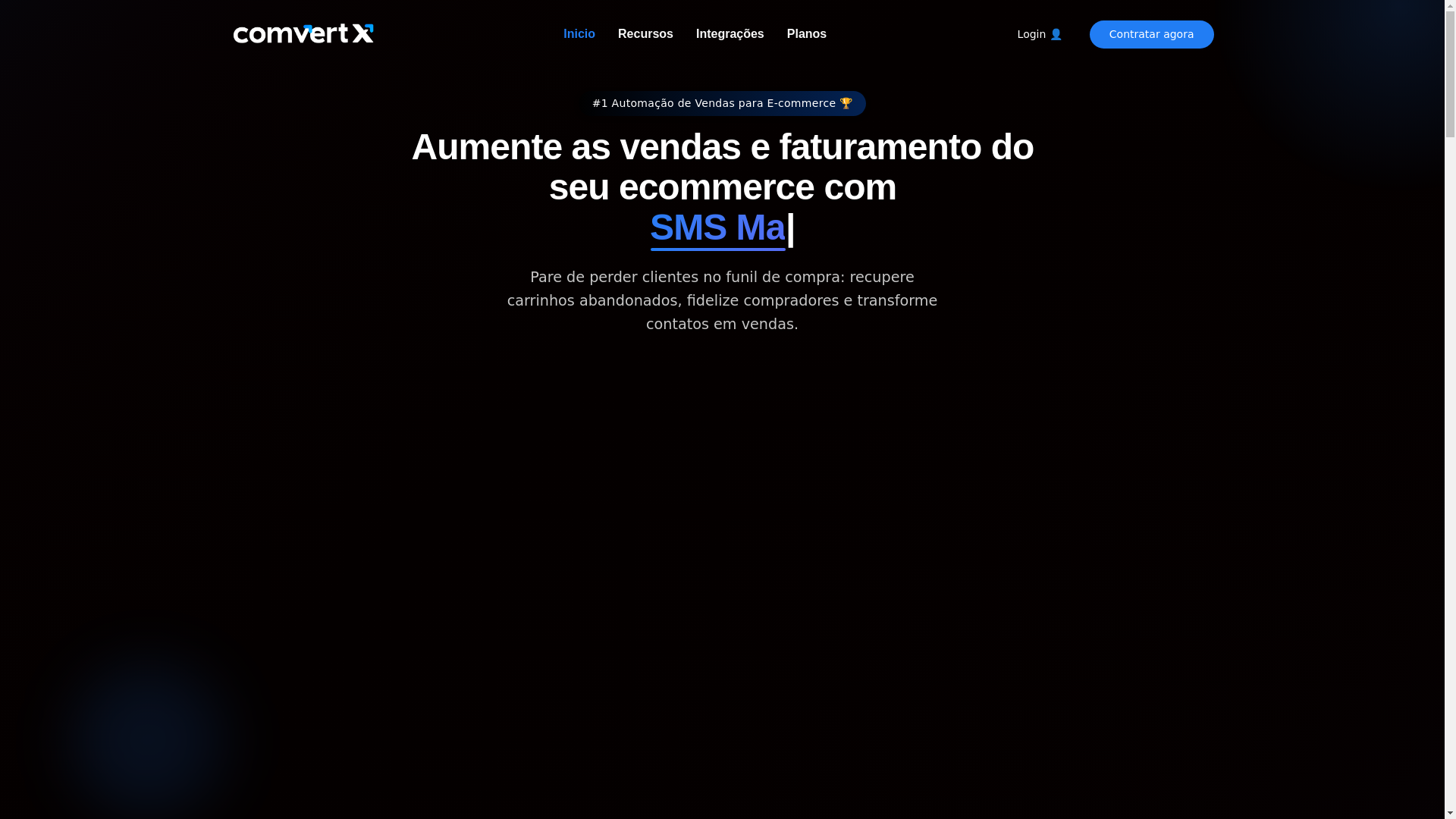website screenshot of https://comvertx.com.br/