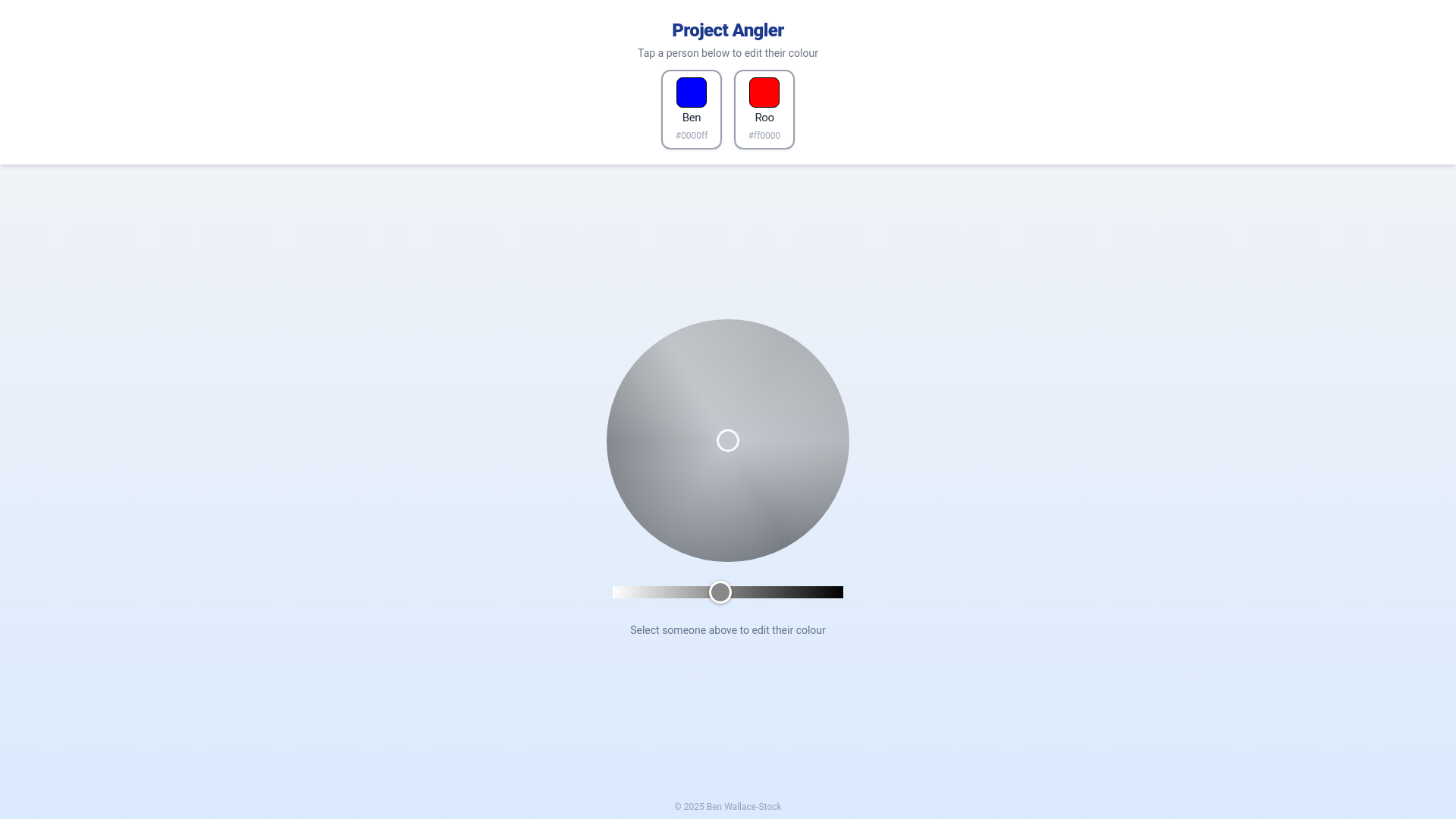 website screenshot of https://project-angler.pages.dev/