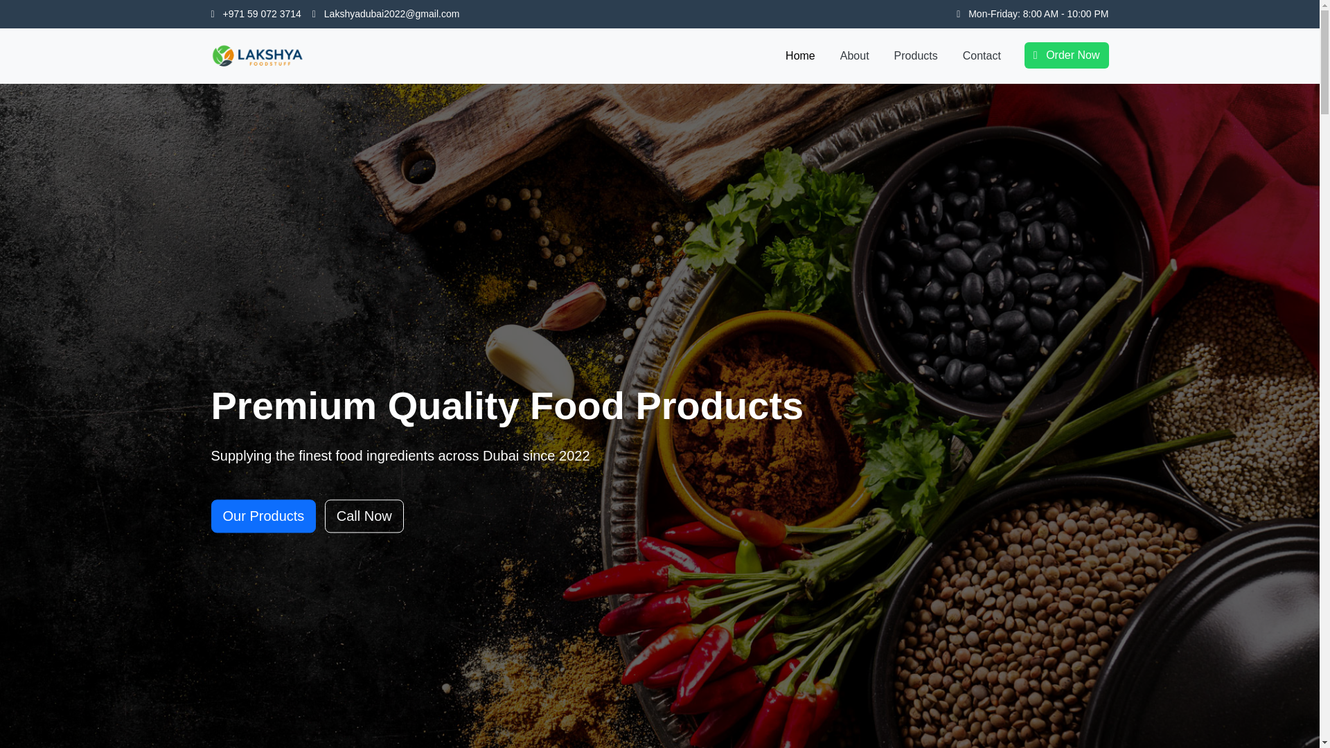 website screenshot of https://lakshaytrading.com/