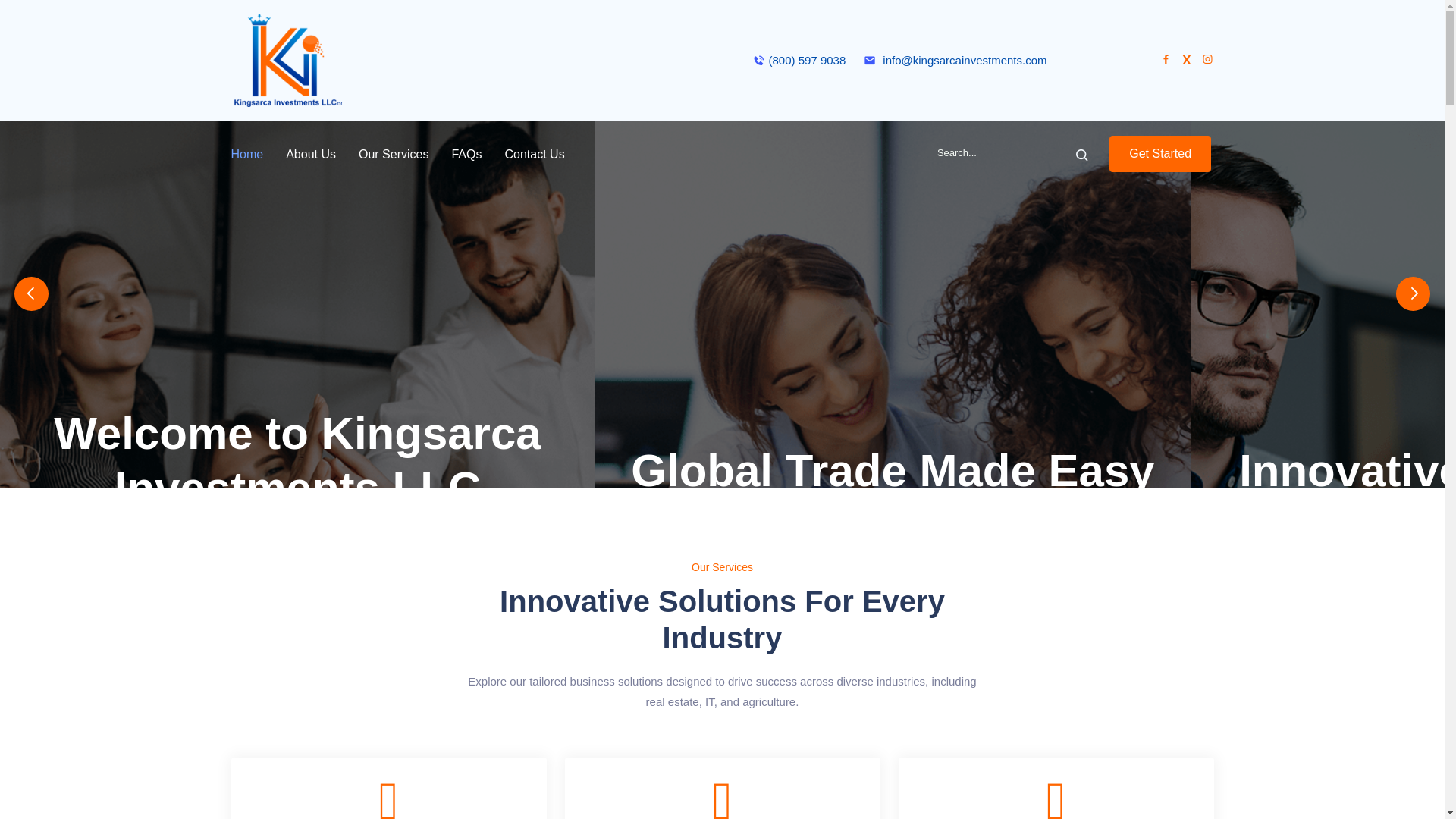 website screenshot of https://sarcaweb.com/