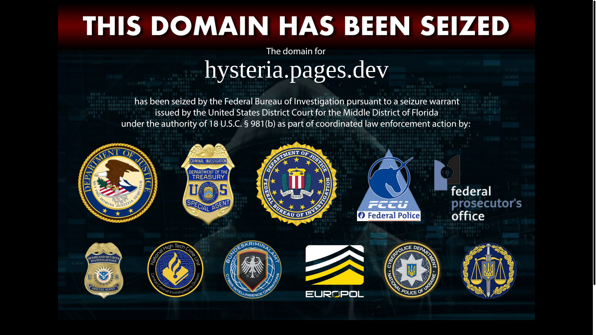 website screenshot of https://hysteria.pages.dev/