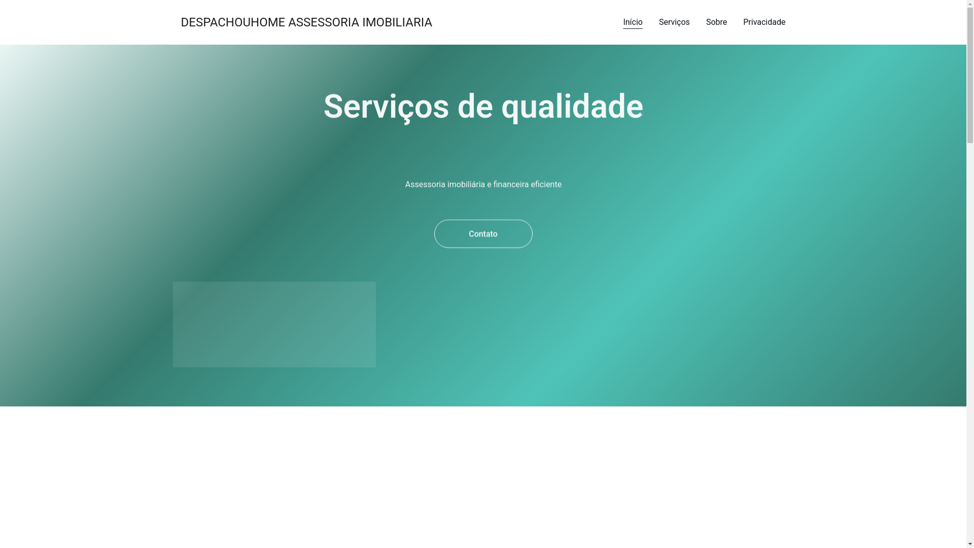 website screenshot of https://despachouhomeassessoriaimobiliariaecor.shop/