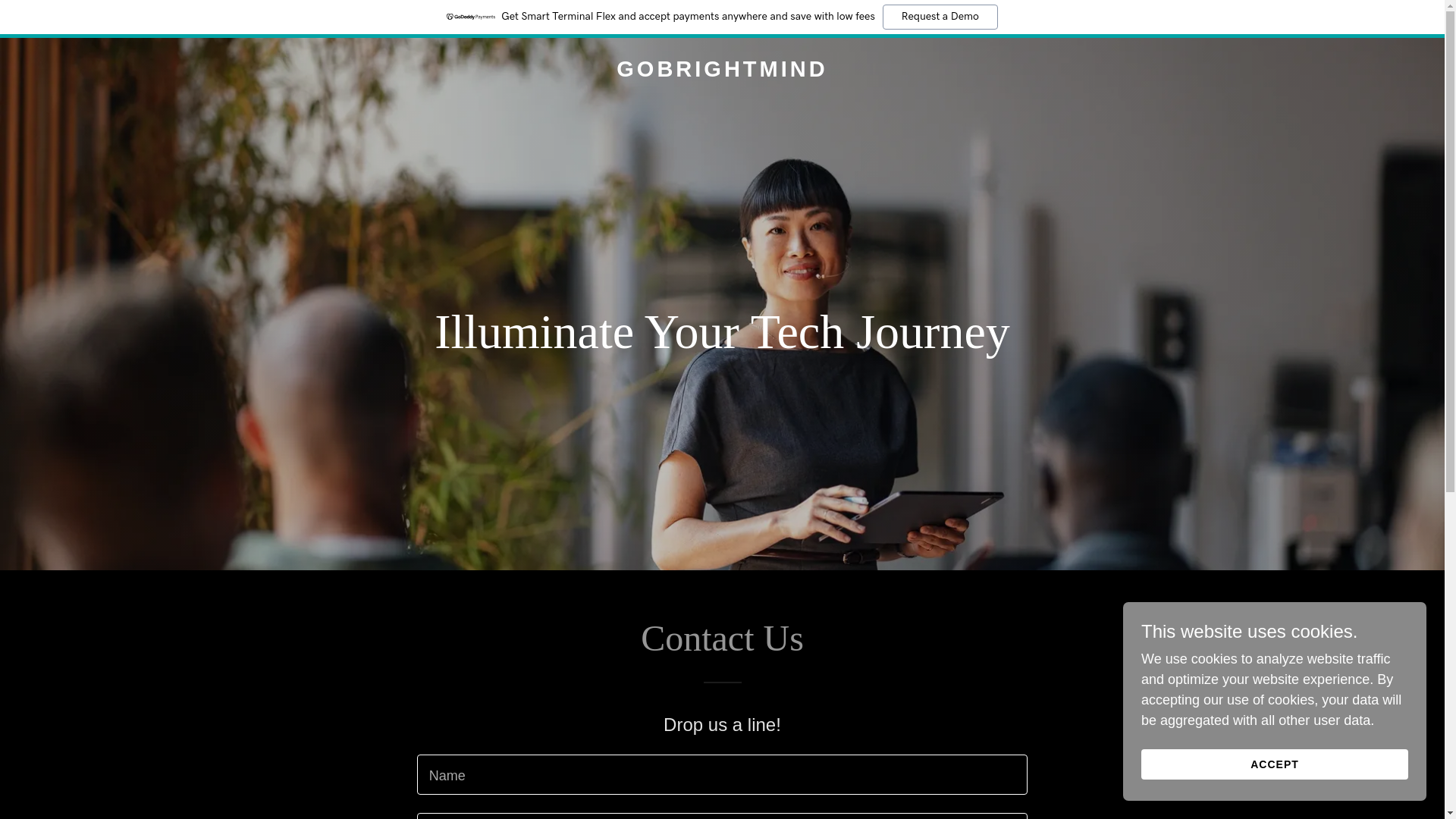 website screenshot of https://gobrightmind.com/