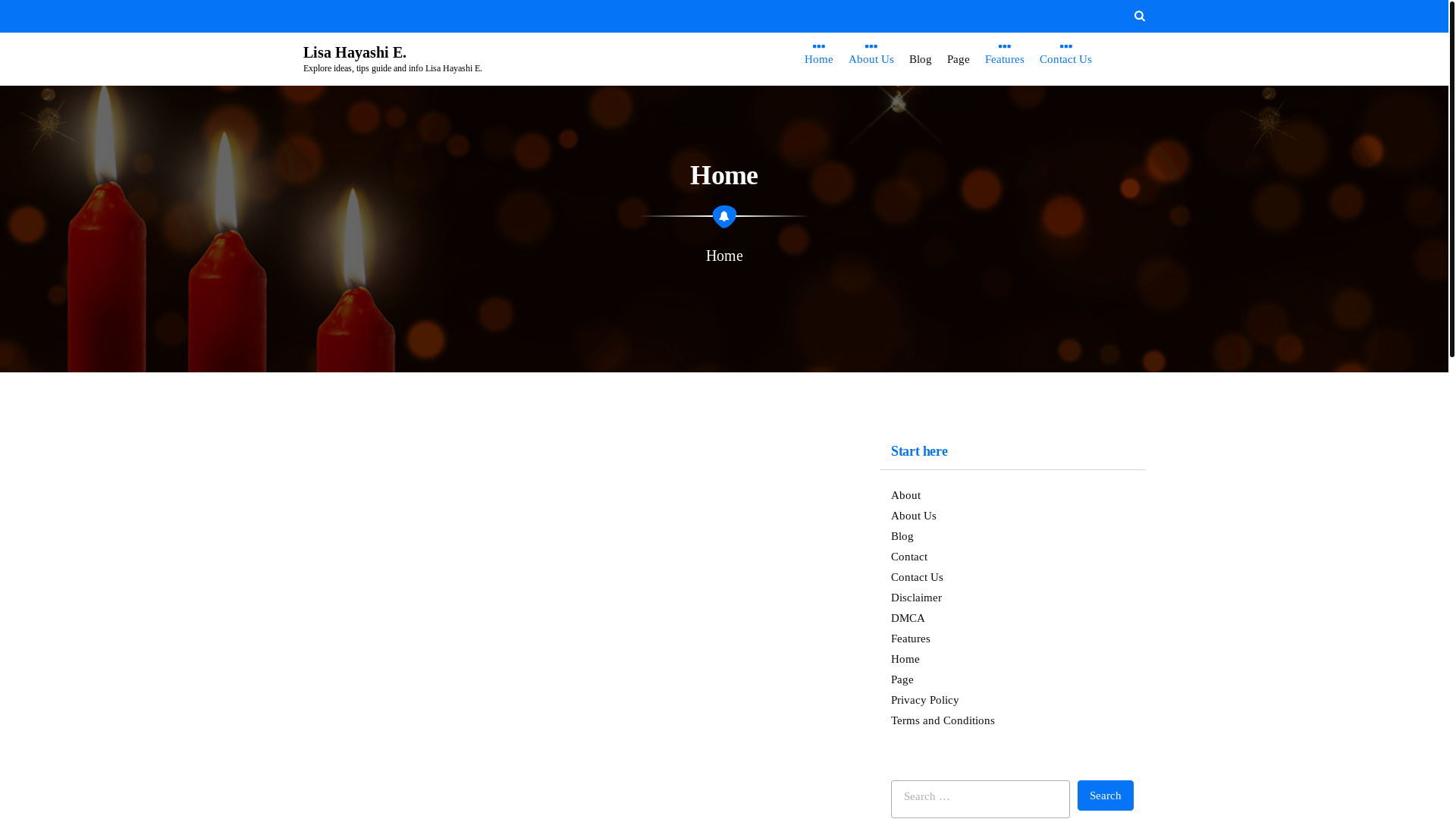 website screenshot of https://lisahayashie.pages.dev/