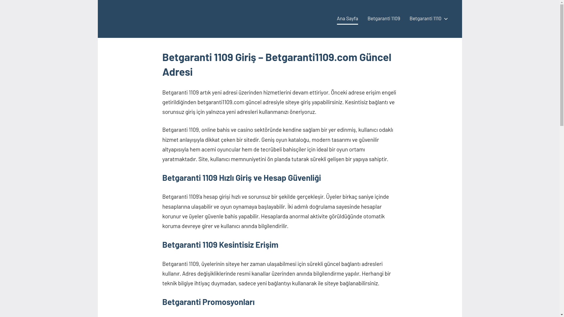 website screenshot of https://betgarantigirisleri.com/