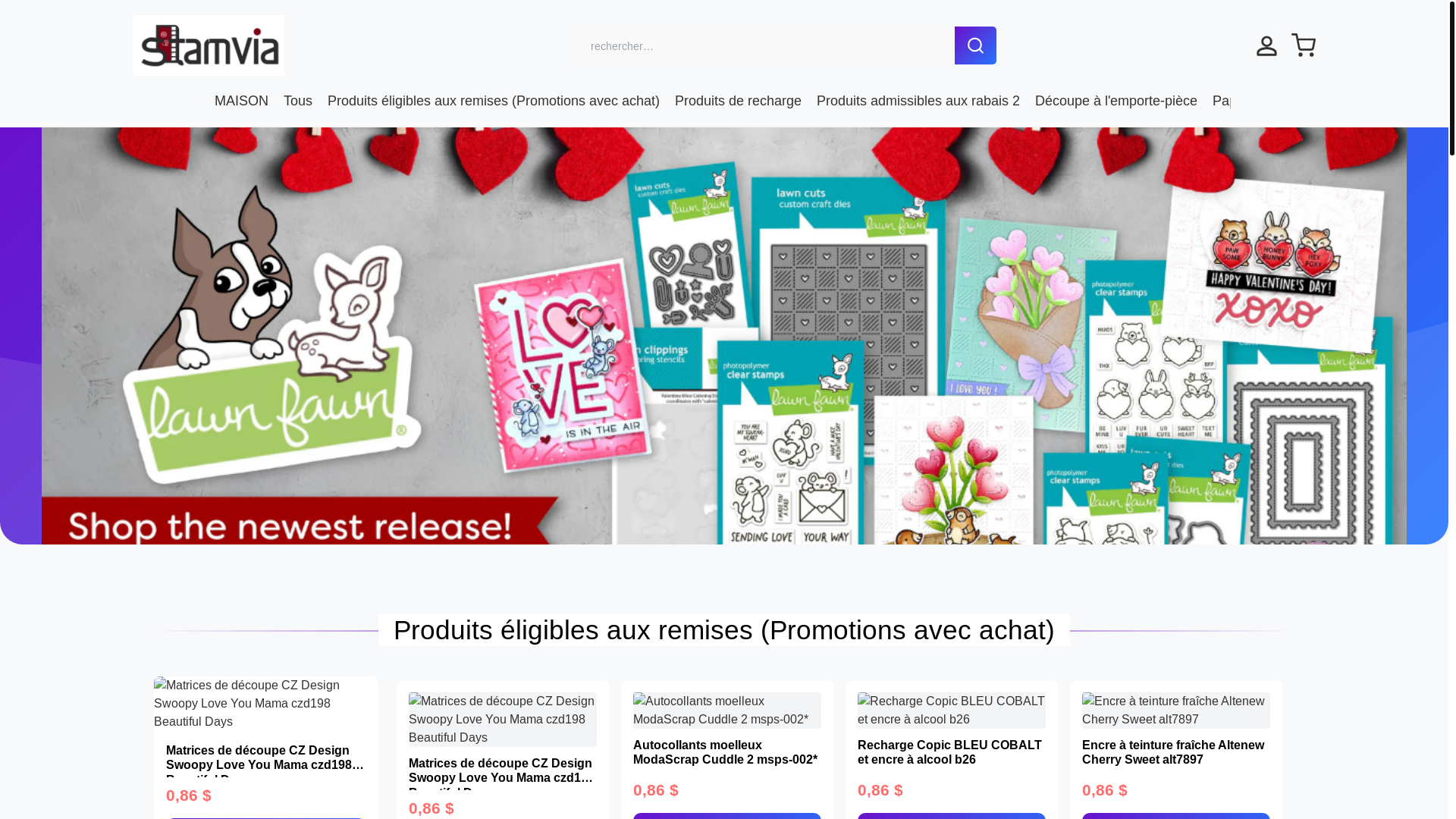 website screenshot of https://stamviacore.com/