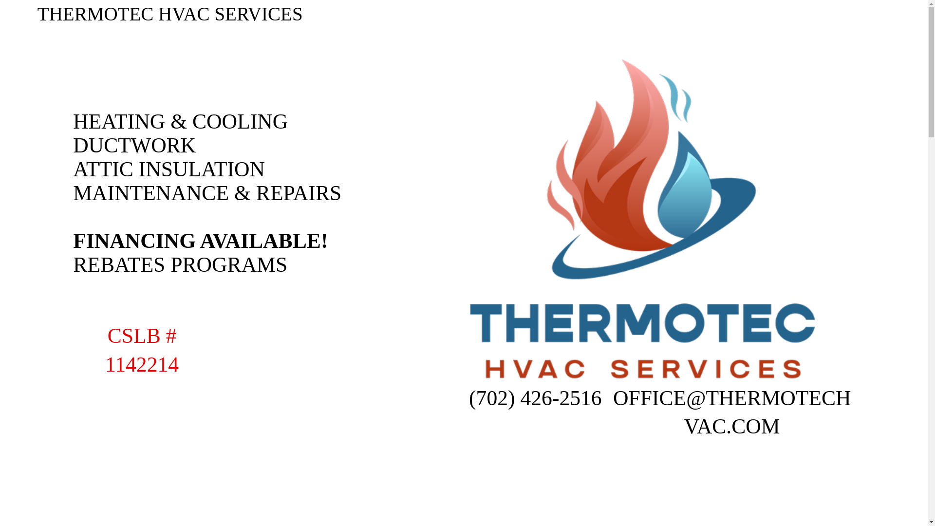 website screenshot of https://thermotecpro.com/