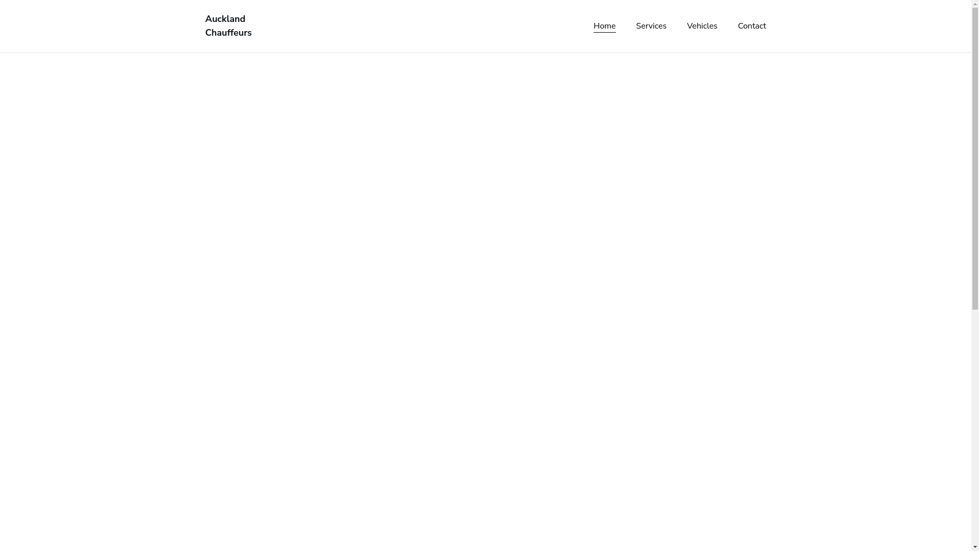 website screenshot of https://aucklandchauffeurs.com/