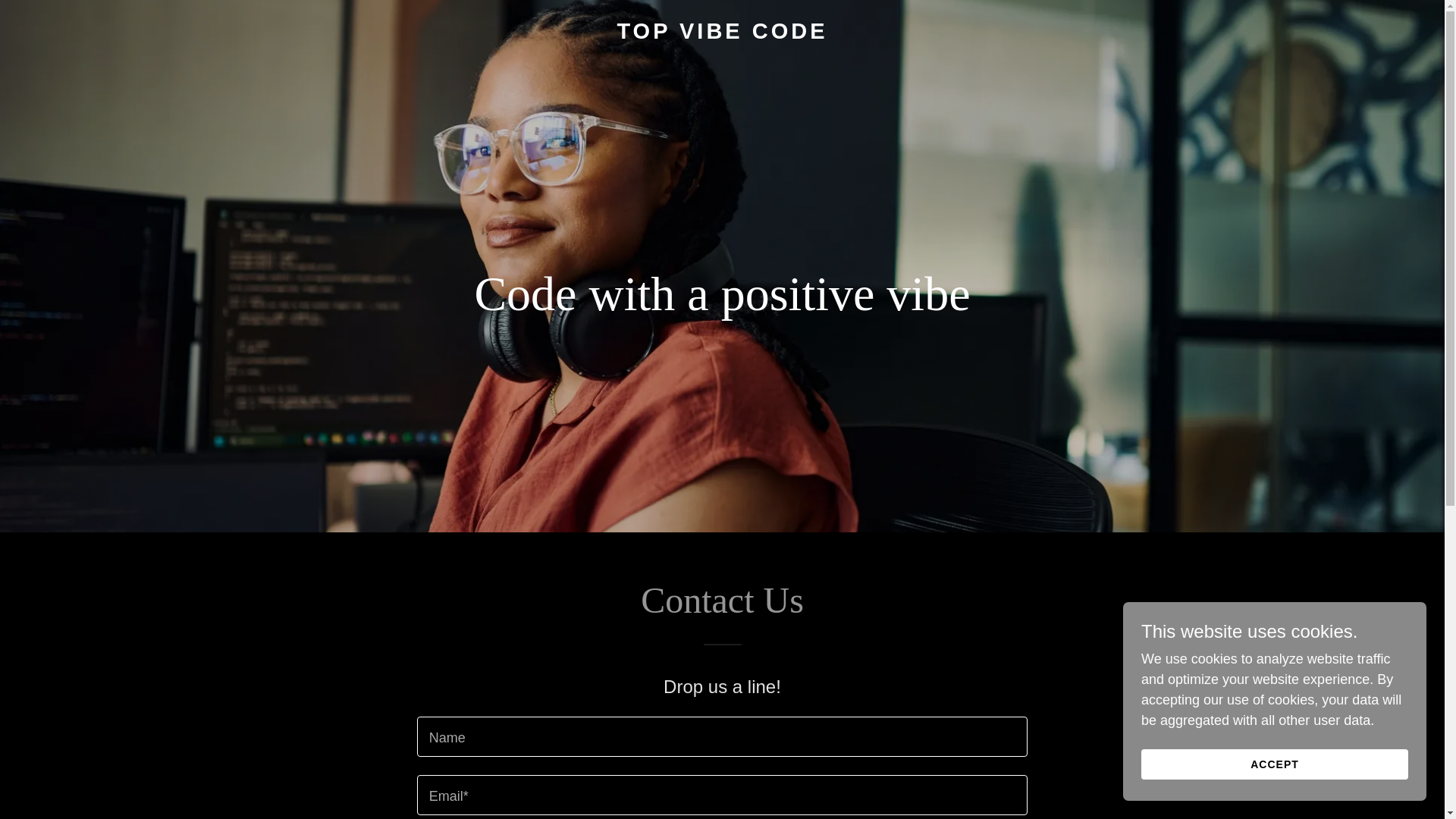 website screenshot of https://topvibecode.com/