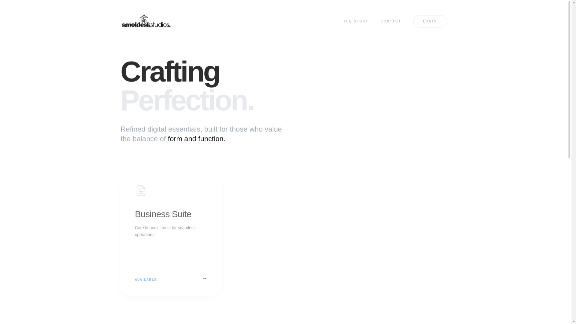 website screenshot of https://smoldesk-studios.pages.dev/