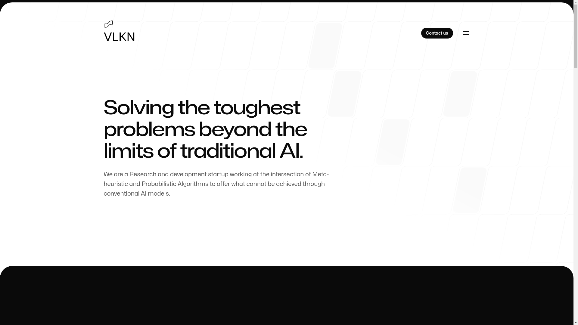 website screenshot of https://vulkancorp.com/