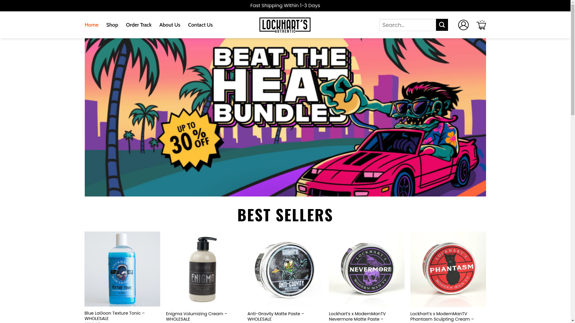 website screenshot of https://elitelockhartsauthentic.shop/