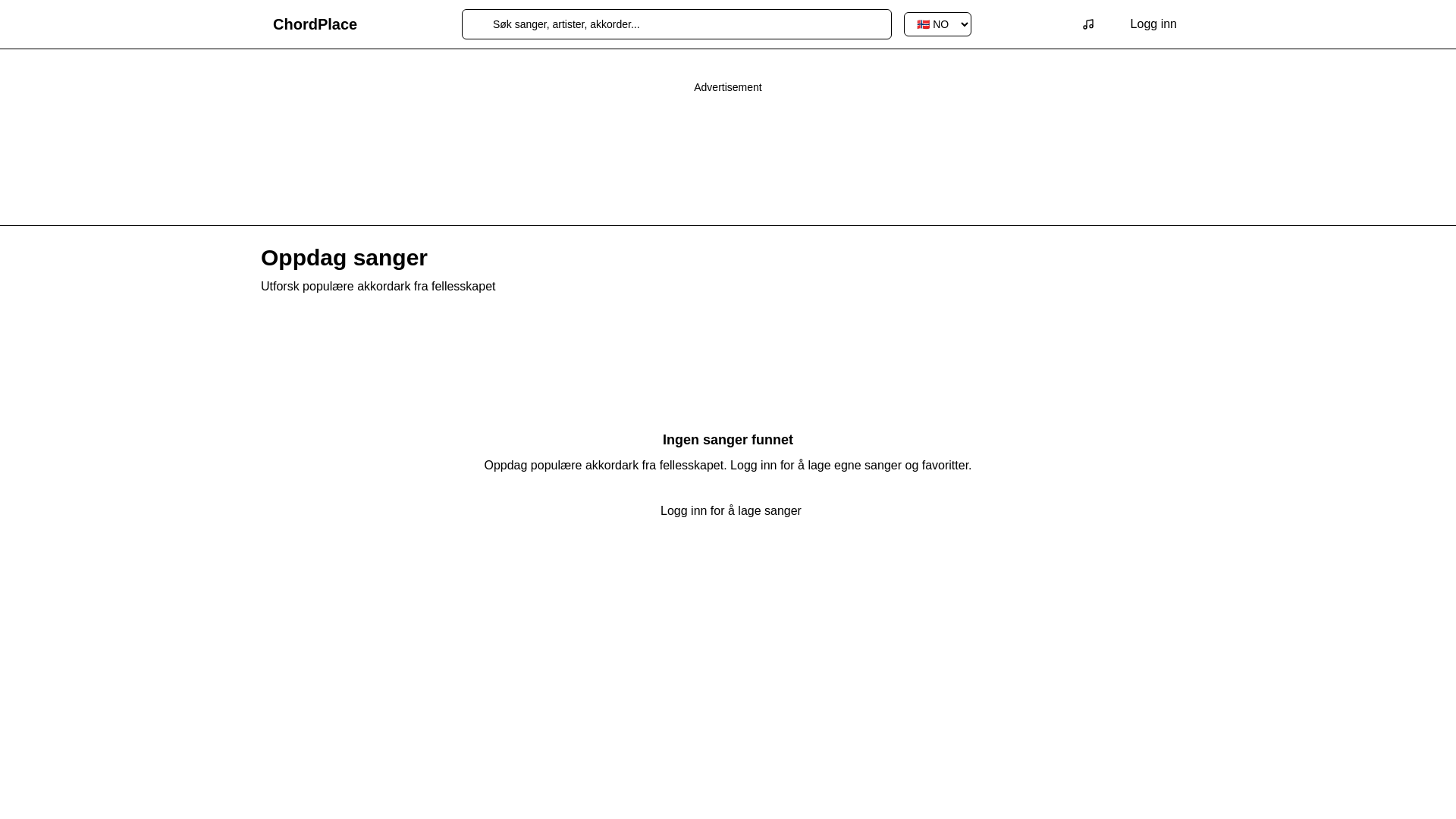 website screenshot of https://chordplace.com/