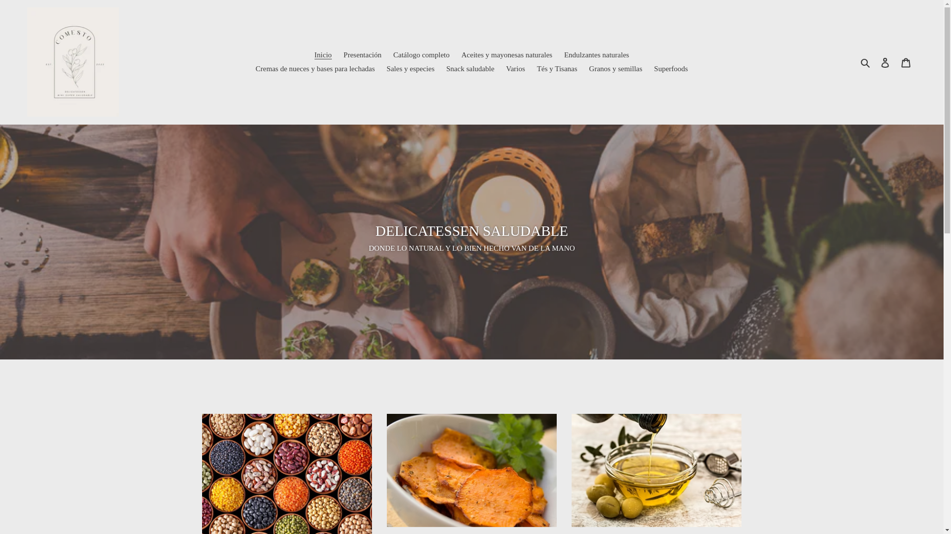 website screenshot of https://comesto.com.mx/