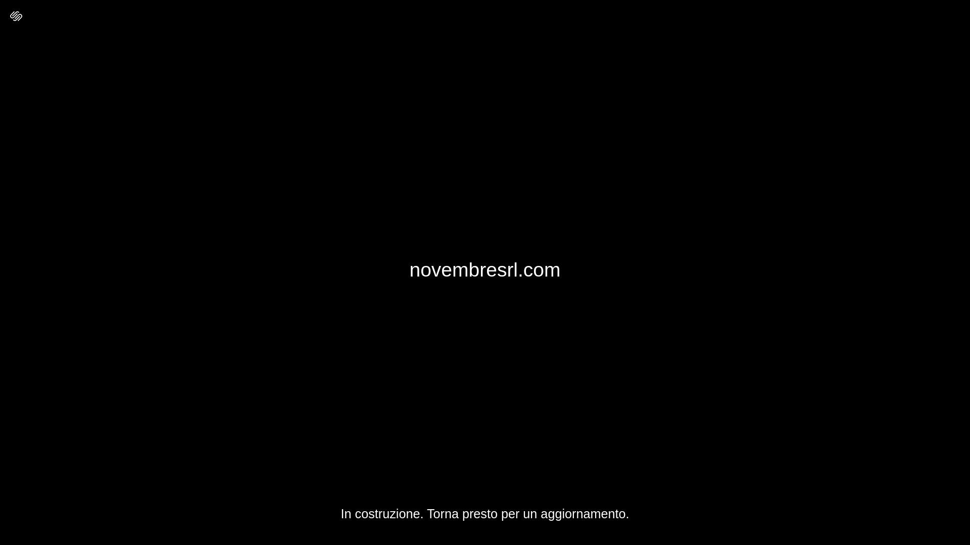 website screenshot of https://novembresrl.com/