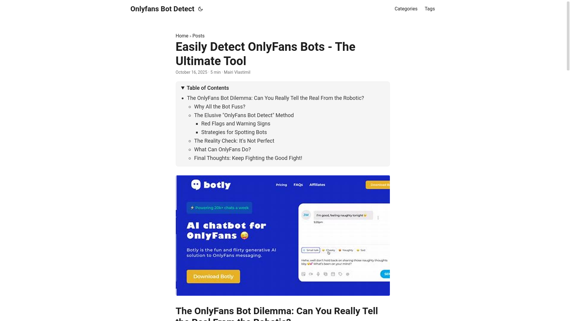 website screenshot of https://onlyfans-bot-detect.pages.dev/
