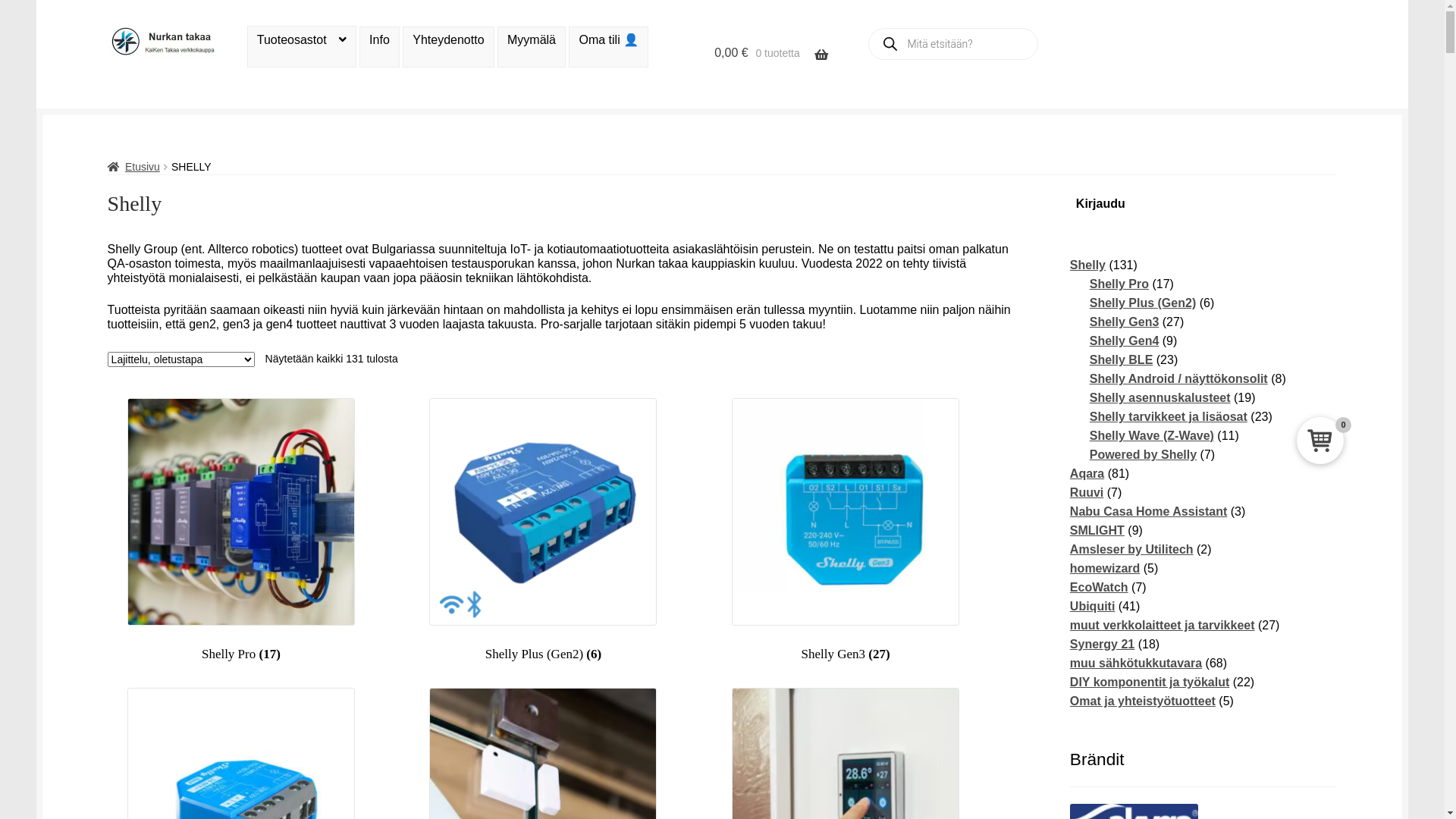 website screenshot of https://shellyreleet.fi/