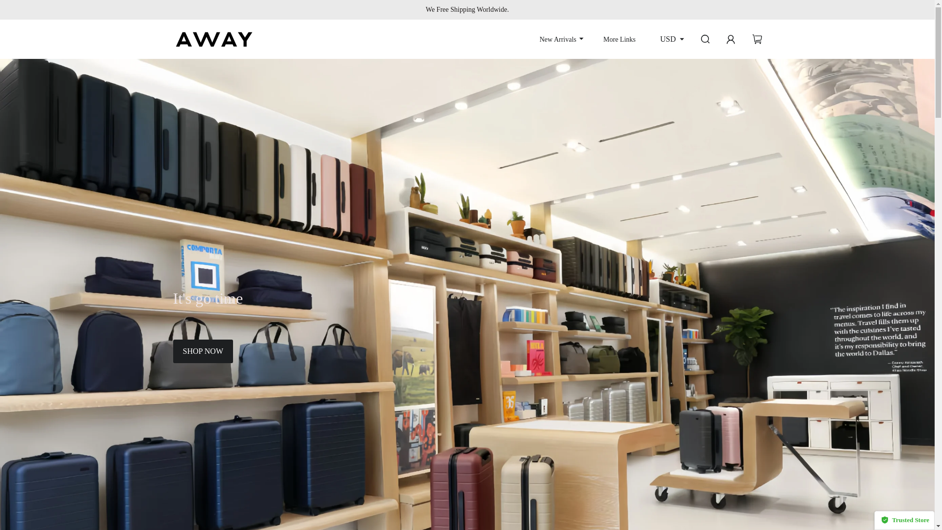 website screenshot of https://awaytravel-vip.top/