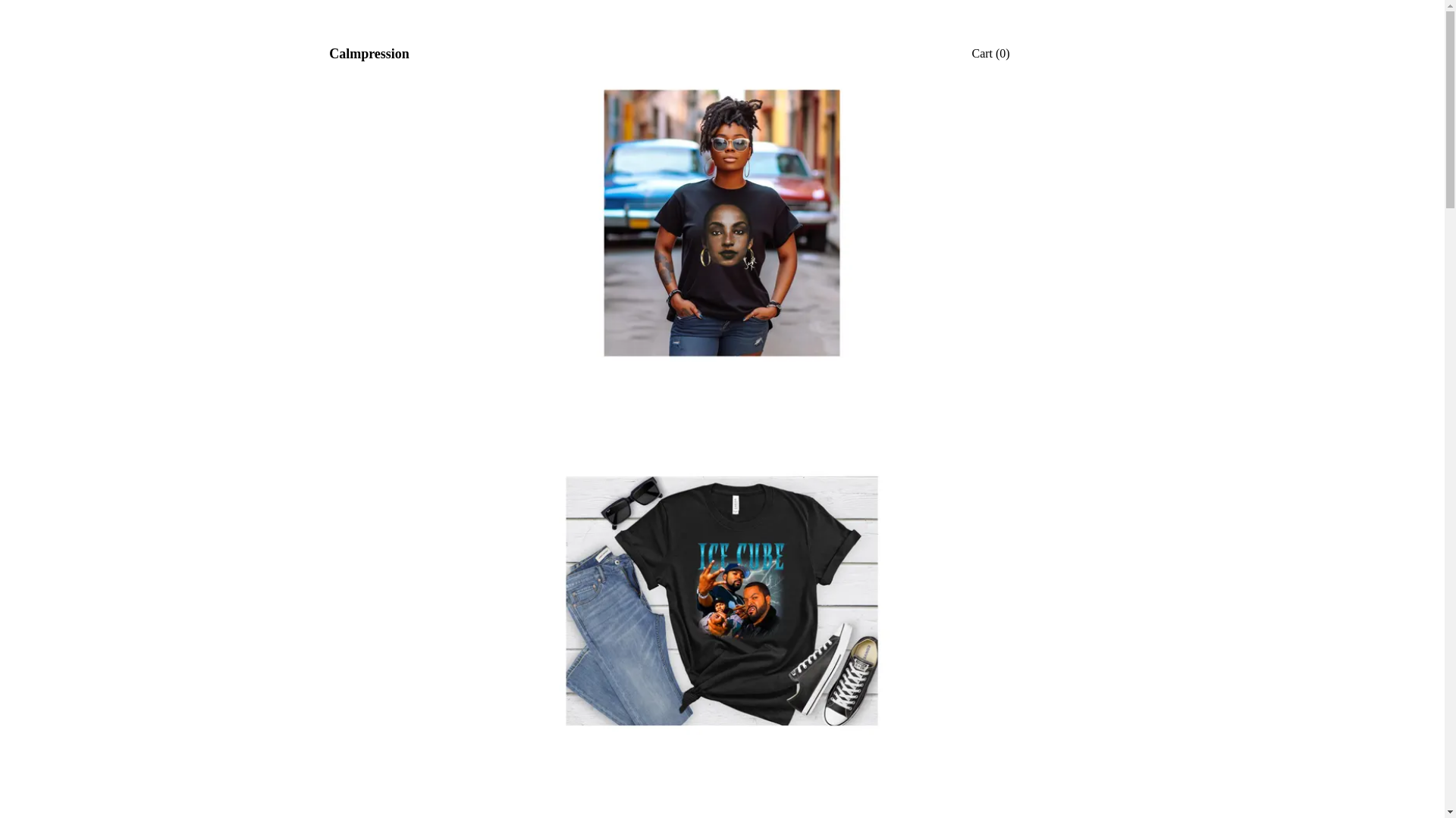 website screenshot of https://teezbymichellezachar.com/