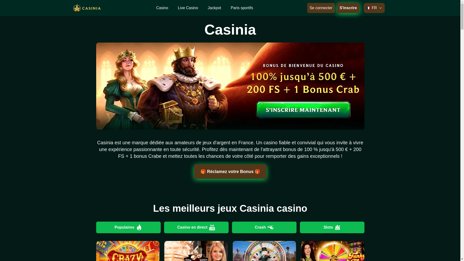 website screenshot of https://casinia1-fr-2062.pages.dev/
