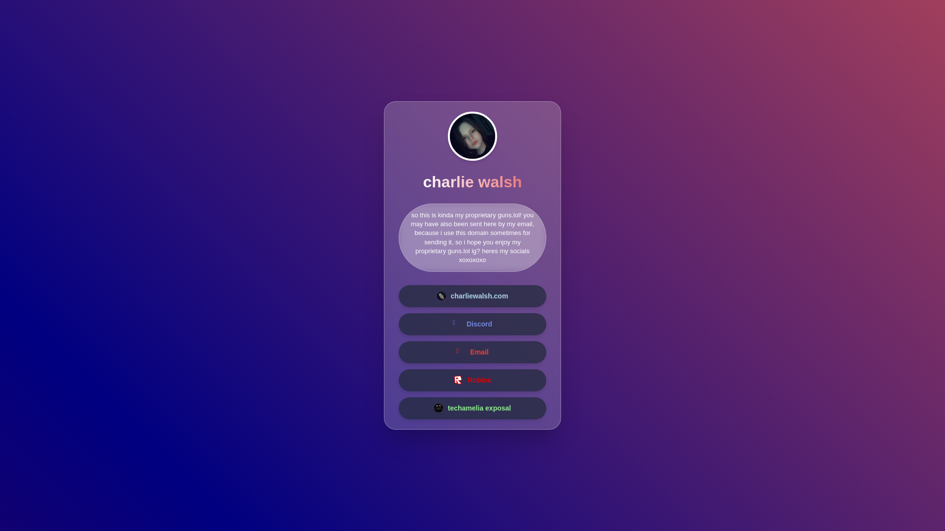 website screenshot of https://wchar.uk/