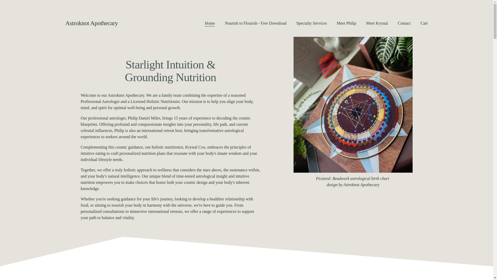 website screenshot of https://theastrologos.com/