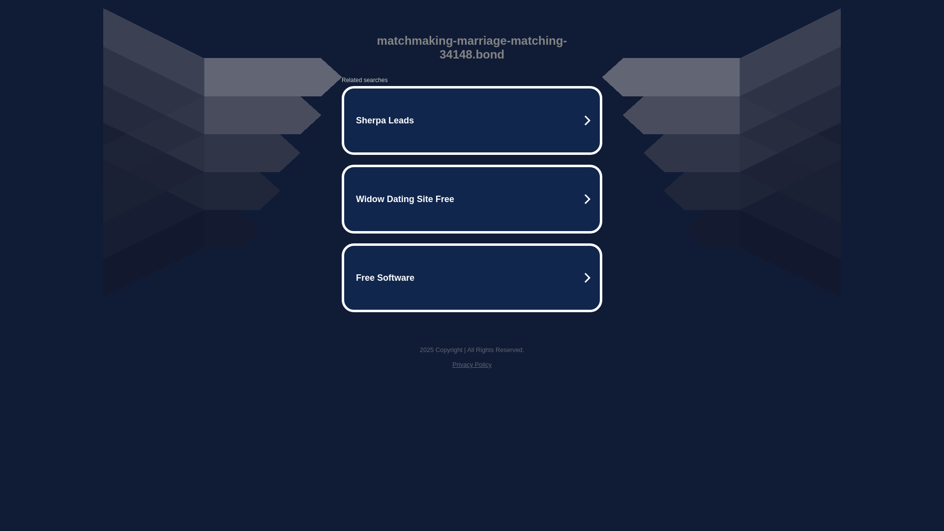 website screenshot of https://matchmaking-marriage-matching-34148.bond/