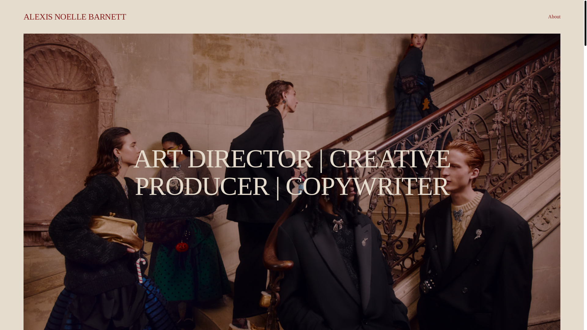 website screenshot of https://alexisartdirects.com/