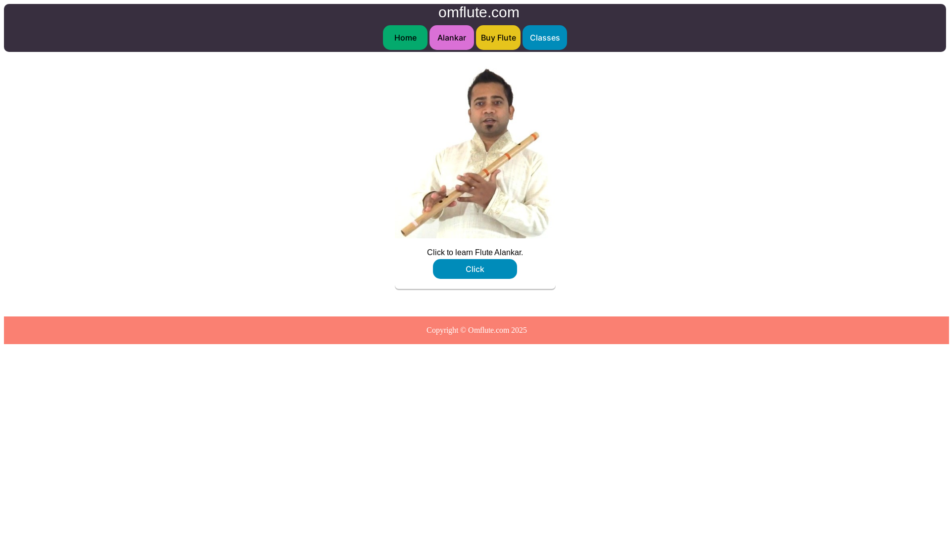 website screenshot of https://omflutelive.pages.dev/