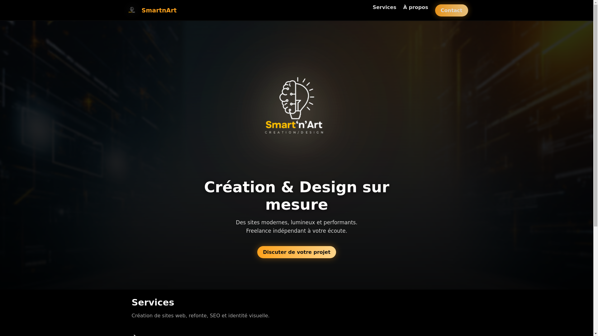 website screenshot of https://smartnart.fr/