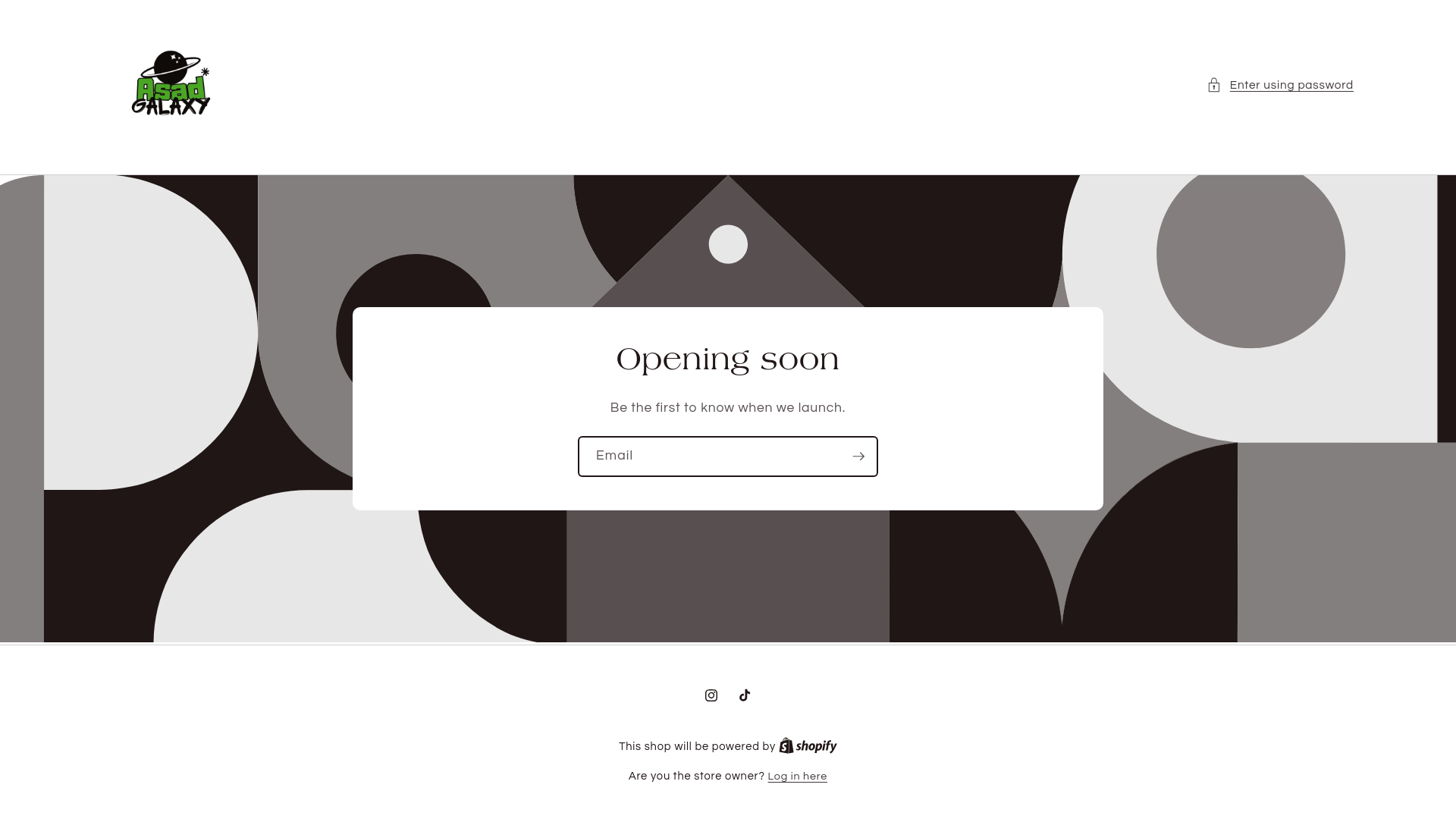 website screenshot of https://asadgalaxy.online/