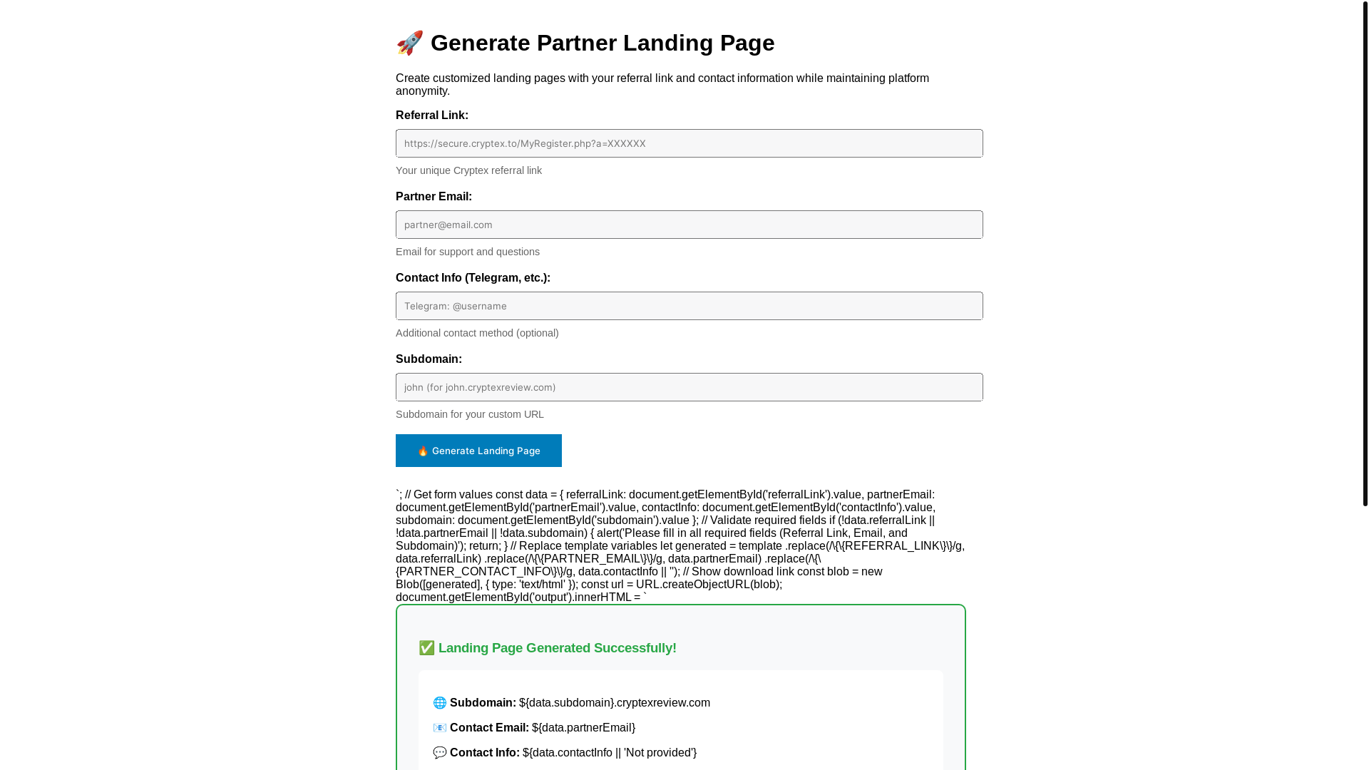 website screenshot of https://cryptex-c5452542866.pages.dev/