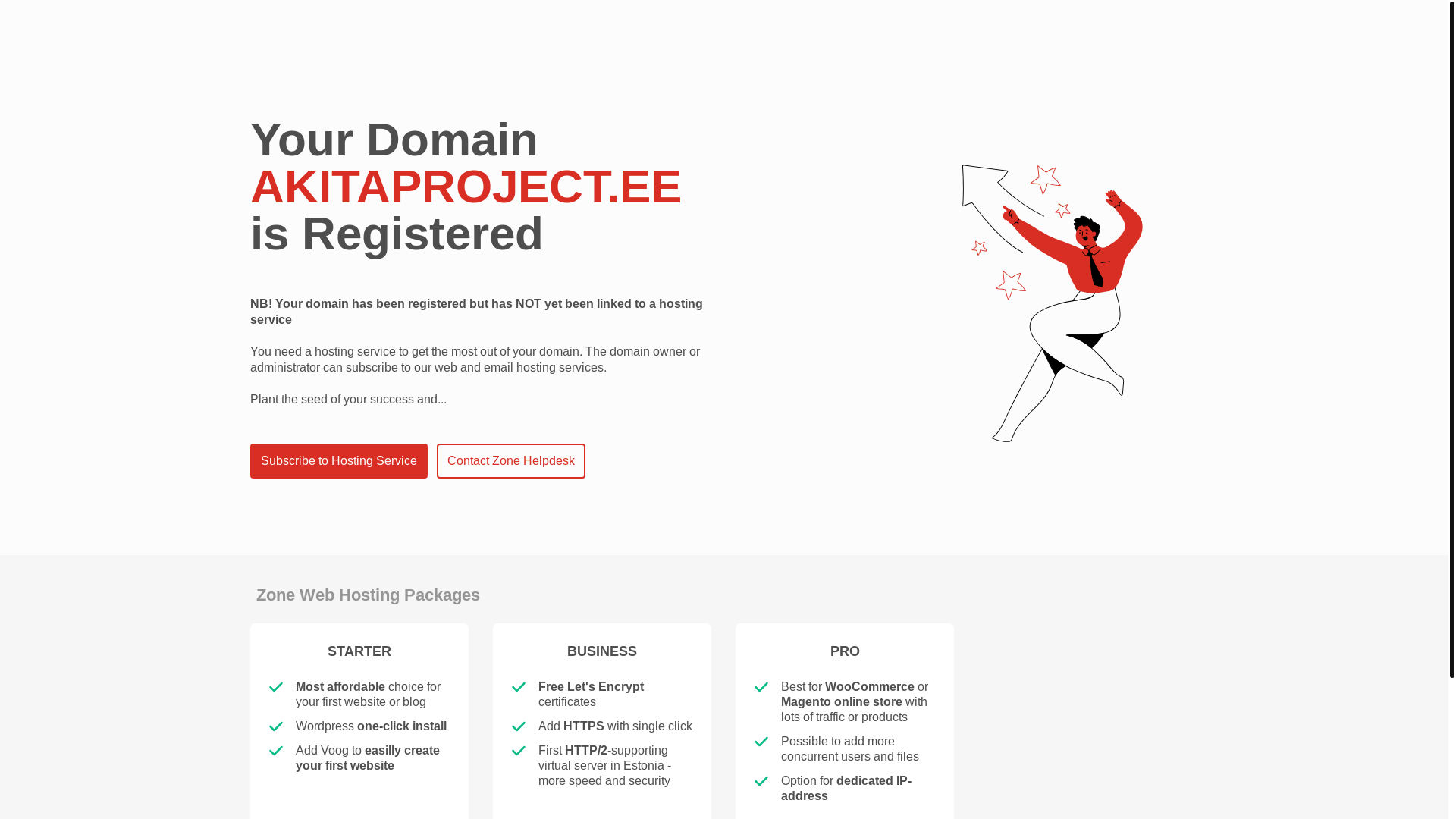 website screenshot of https://akitaproject.ee/