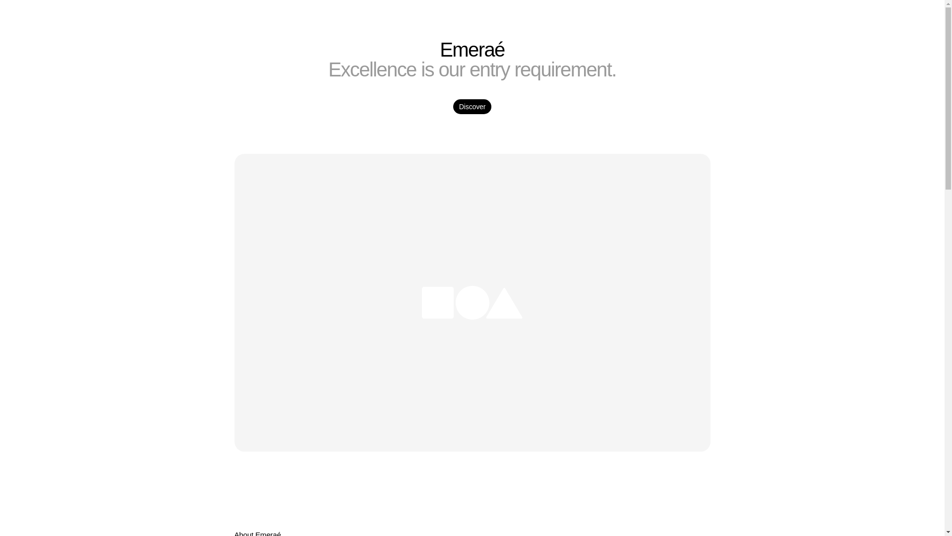 website screenshot of https://emerae.co.uk/